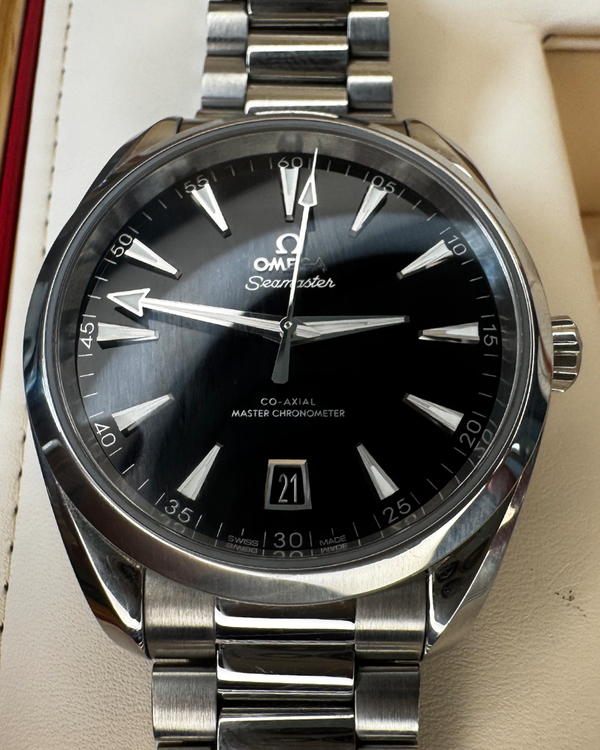 2025 Omega Seamaster Aqua Terra 150M 41MM Black Dial Steel Bracelet (220.10.41.21.01.002)