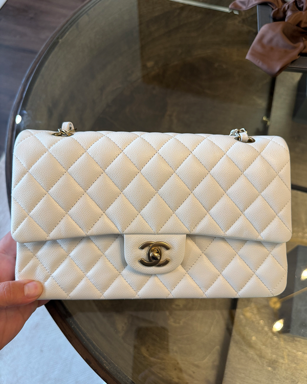 2025 Chanel Bag Classic Flap Leather Gold-Tone Hardware Leather Strap (Classic)