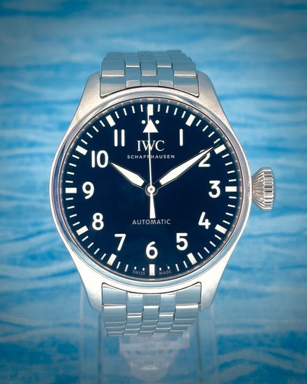 2024 IWC Schaffhausen Pilot 43MM Blue Dial Steel Bracelet (IW329304)