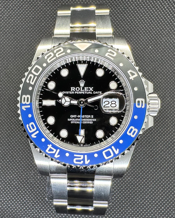 2026 Rolex GMT-Master II "Batman" 40MM Black Dial Oyster Bracelet (126710BLNR)