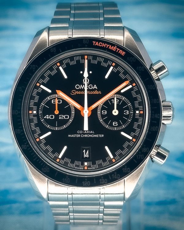 2022 Omega Speedmaster Racing 44.25MM Black Dial Steel Bracelet (329.30.44.51.01.002)