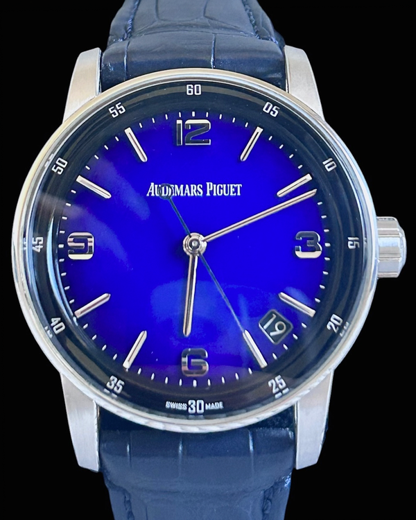 No Reserve - Audemars Piguet Code 11.59 "Bolshoi" L.E. 41MM Blue Dial Leather Strap (15210BC.OO.A321CR.99)