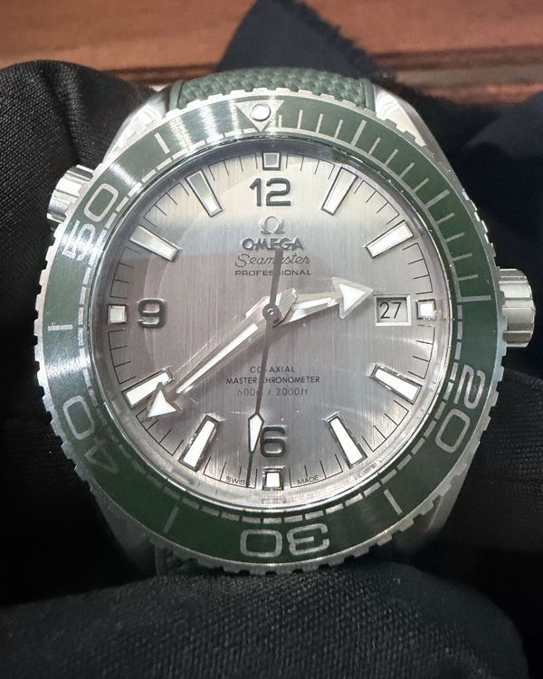 2025 Omega Seamaster Planet Ocean 600M 43.5MM Grey Dial Rubber Strap (215.32.44.21.06.001)