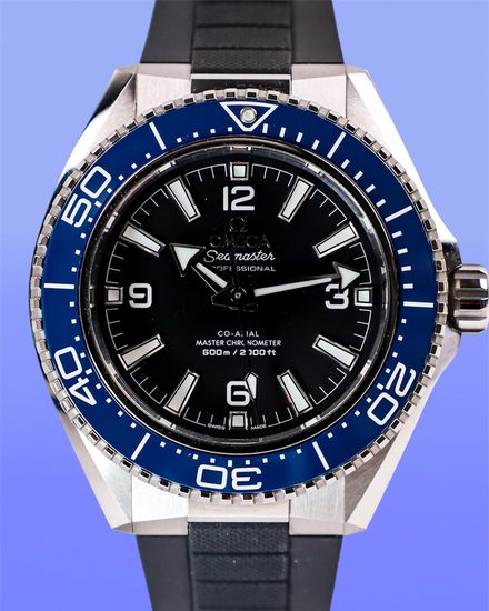 No Reserve - 2026 Omega Seamaster Planet Ocean 600M 42MM Black Dial Rubber Strap (217.30.42.21.01.002)
