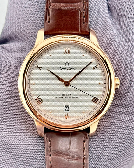 2026 Omega De Ville Prestige 40MM Silver Dial Leather Strap (434.53.40.20.02.001)