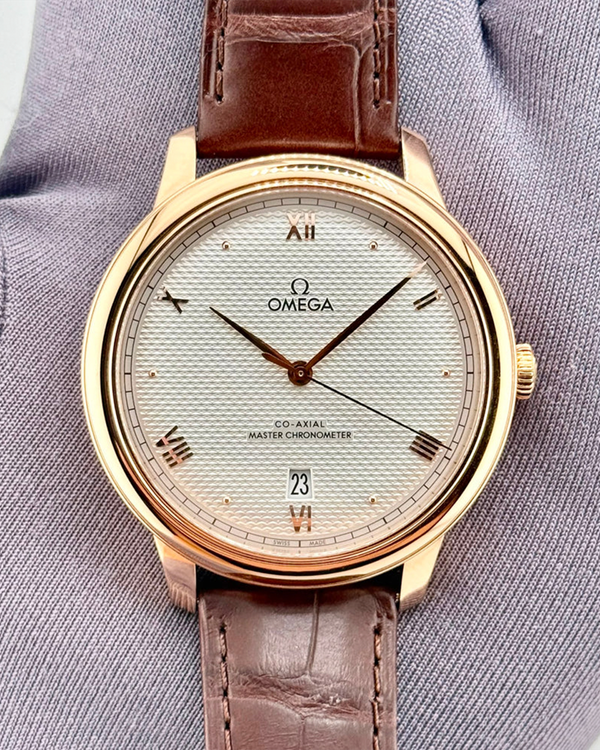2026 Omega De Ville Prestige 40MM Silver Dial Leather Strap (434.53.40.20.02.001)