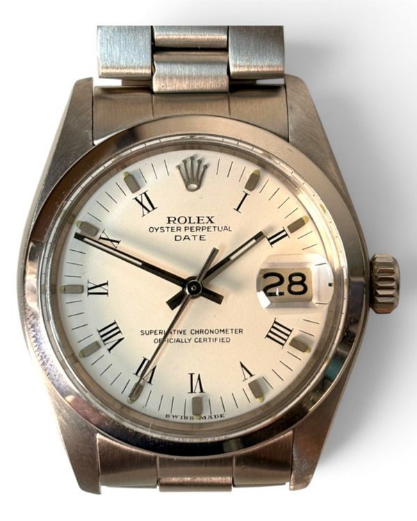 Rolex Oyster Perpetual Date 34MM Aftermarket White Dial Oyster Bracelet (1500)