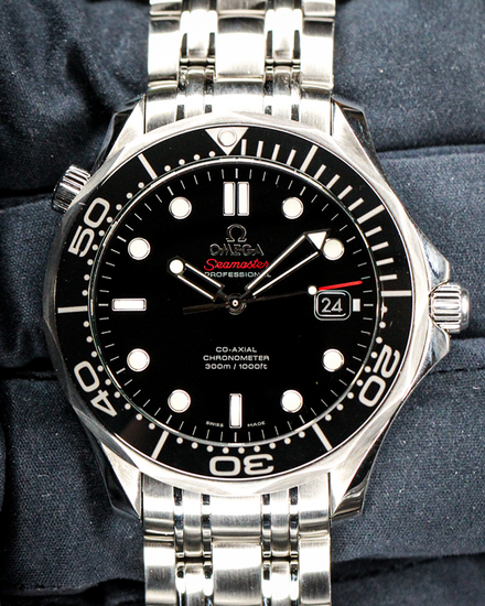 No Reserve - 2021 Omega Seamaster Diver 300M 41MM Black Dial Steel Bracelet (212.30.41.20.01.003)