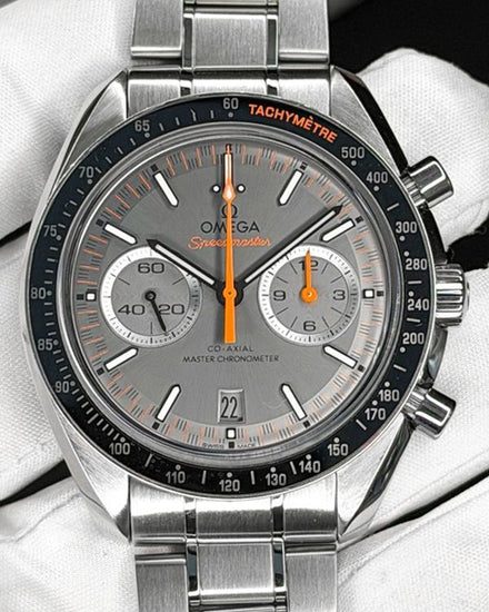 2018 Omega Speedmaster Racing 44.25MM Grey Dial Steel Bracelet (329.30.44.51.06.001)