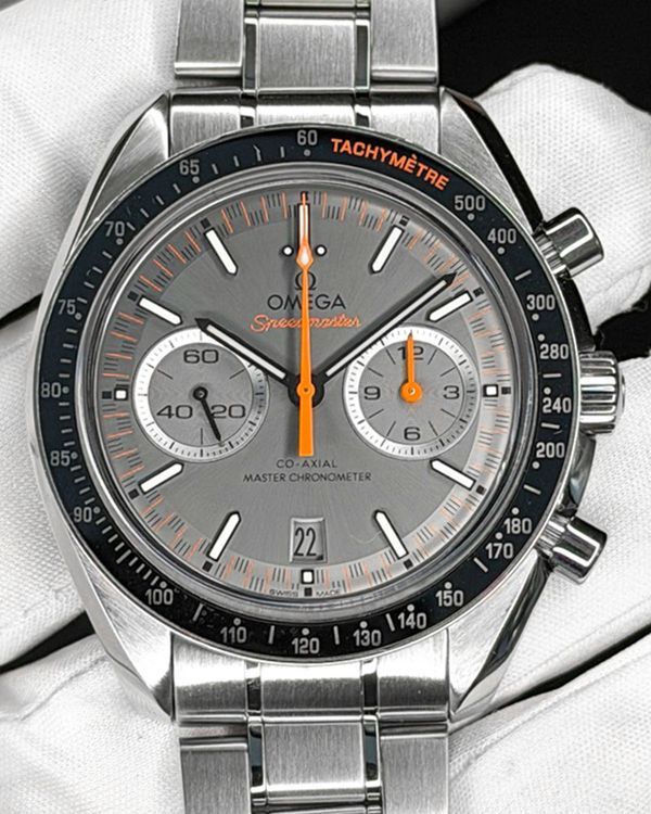 2018 Omega Speedmaster Racing 44.25MM Grey Dial Steel Bracelet (329.30.44.51.06.001)