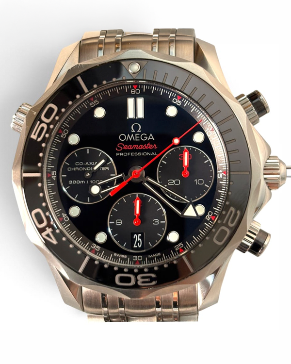 2017 Omega Seamaster Diver 300 M 41.5MM Black Dial Steel Bracelet (212.30.42.50.01.001)