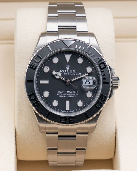 2025 Rolex Yacht-Master 42MM Black Dial Titanium Oyster Bracelet (226627)