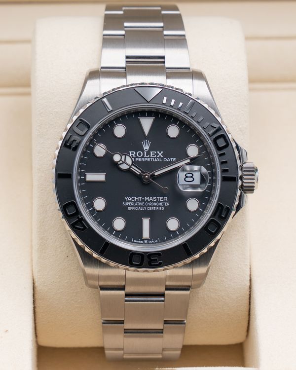2025 Rolex Yacht-Master 42MM Black Dial Titanium Oyster Bracelet (226627)