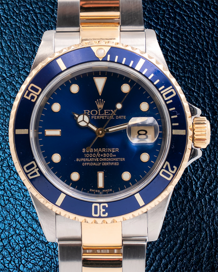 Rolex Submariner Date "Bluesy" 40MM Blue Dial Two-Tone Oyster Bracelet (16613LB)