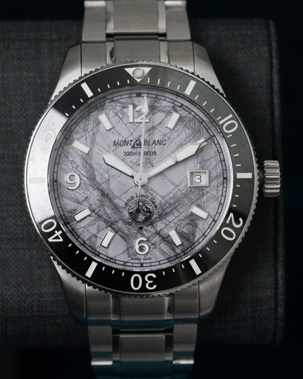 No Reserve - 2024 Montblanc Iced Sea 41MM Grey Dial Steel Bracelet (130793)