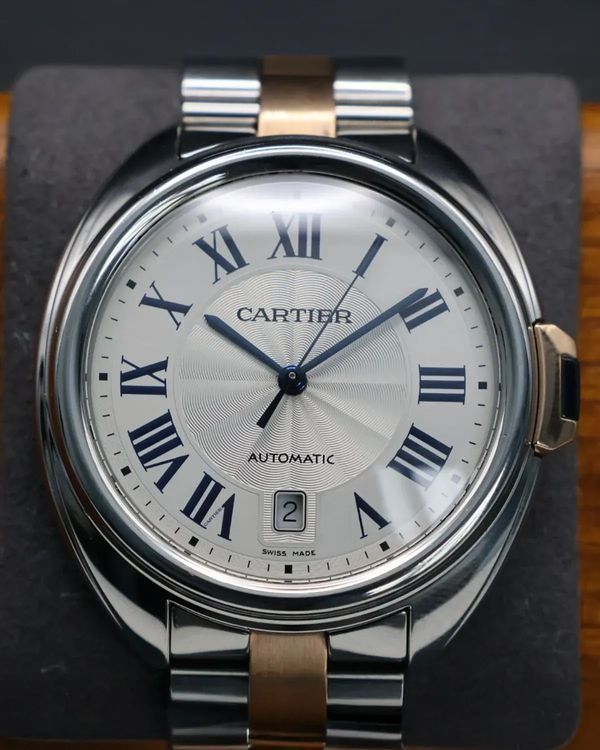 No Reserve - Cartier Cle De Cartier 40MM Silver Dial Two-Tone Bracelet (W2CL0002)
