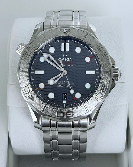 2026 Omega Seamaster Diver 300M "Beijing 2022" S.E. 42MM Blue Dial Steel Bracelet (522.30.42.20.03.001)