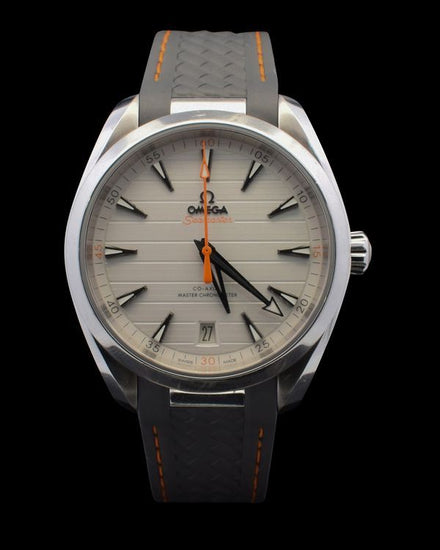 2023 Omega Seamaster Aqua Terra 150M 41MM Silver Dial Rubber Strap (220.12.41.21.02.002)