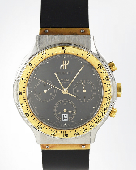 Hublot Classic MDM 37MM Quartz Black Dial Rubber Strap (1621.2)