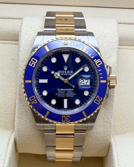 2022 Rolex Submariner Date "Bluesy" 41MM Blue Dial Two-Tone Oyster Bracelet (126613LB)