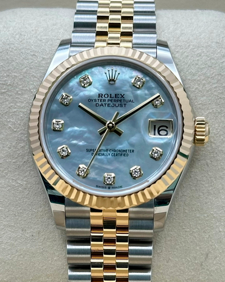 2026 Rolex Datejust 31MM Mother Of Pearl Dial Two-Tone Super Jubilee Bracelet (278273)