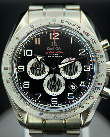 2022 Omega Speedmaster Broad Arrow 44.25MM Black Dial Steel Bracelet