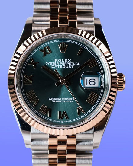 2026 Rolex Datejust 36MM Green Dial Two-Tone Jubilee Bracelet (126231)