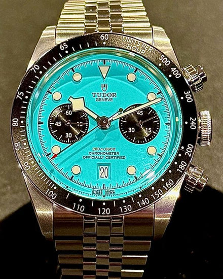 2025 Tudor Black Bay Chrono 41MM Blue "Flamingo" Dial Steel Bracelet (79360N)