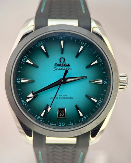 2026 Omega Seamaster Aqua Terra 150M 41MM Turquoise Dial Rubber Strap (220.32.41.21.03.001)