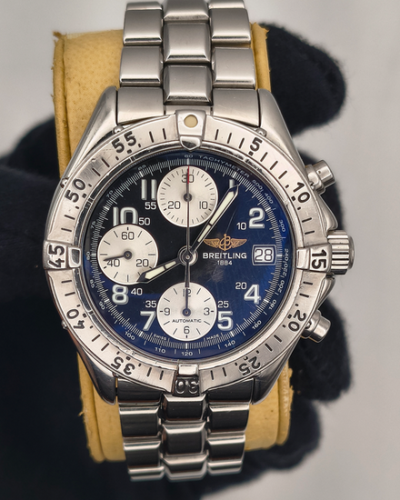 Breitling Colt Chronograph 41MM Black Dial Steel Bracelet (A13035)