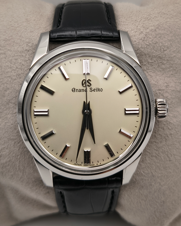 2025 Grand Seiko Elegance Collection 37.3MM Ivory Dial Leather Strap (SBGW301)