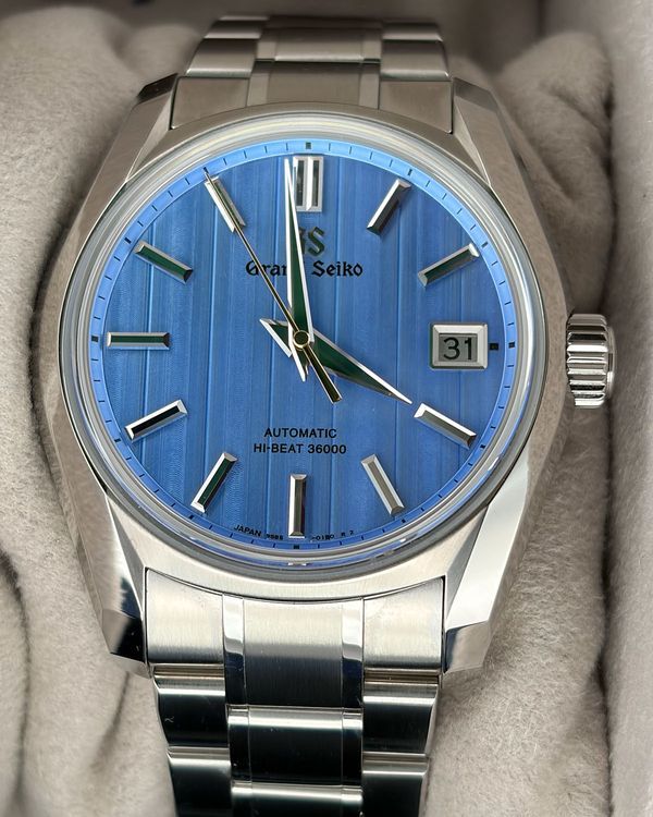 2024 Grand Seiko Heritage NYC Boutique Exclusive L. E. 40MM Blue Dial Steel Bracelet (SBGH365G)