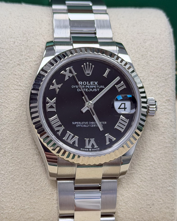 2024 Rolex Datejust 31MM Black Dial Oyster Bracelet (278274)