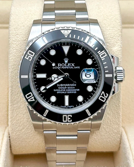 2017 Rolex Submariner Date 40MM Black Dial Oyster Bracelet (116610LN)