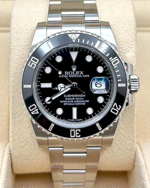 2017 Rolex Submariner Date 40MM Black Dial Oyster Bracelet (116610LN)