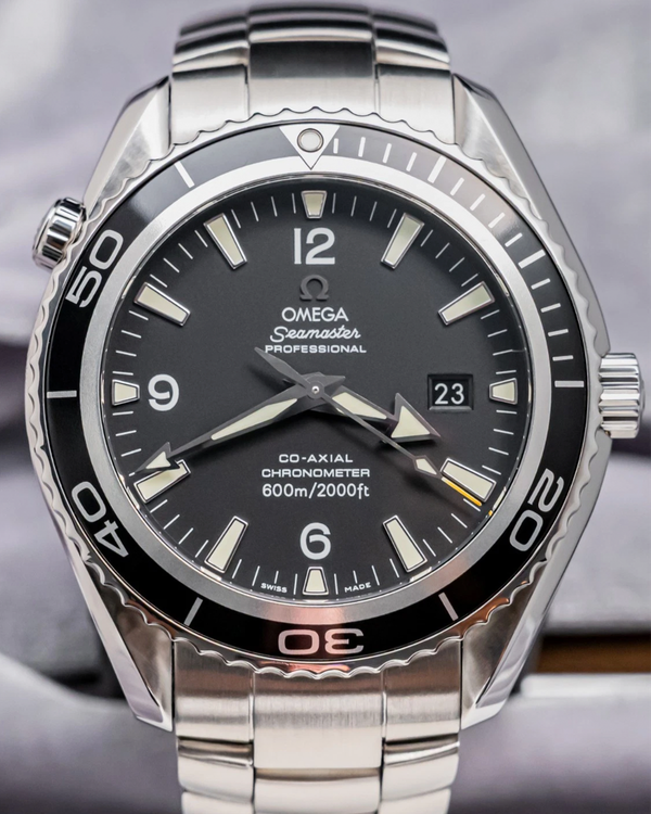 Omega Seamaster Planet Ocean 45MM Black Dial Steel Bracelet (2200.50.00)
