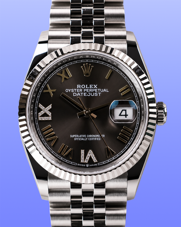 2026 Rolex Datejust 36MM Dark Grey Dial Jubilee Bracelet (126234)