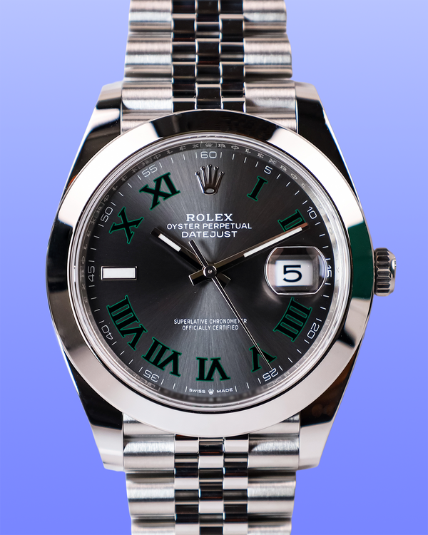 2026 Rolex Datejust "Wimbledon" 41MM Slate Dial Jubilee Bracelet (126300)