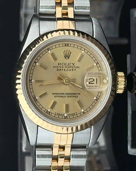 1994 Rolex Lady-Datejust 26MM Champagne Dial Two-Tone Jubilee Bracelet (69173)