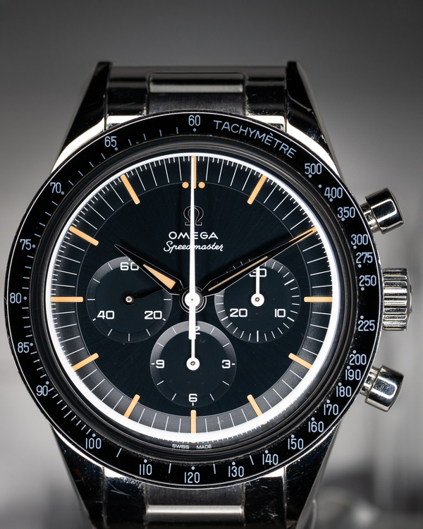 2025 Omega Speedmaster Chronograph "First Omega In Space" 39.7MM Blue Dial Steel Bracelet (310.32.40.50.06.001)