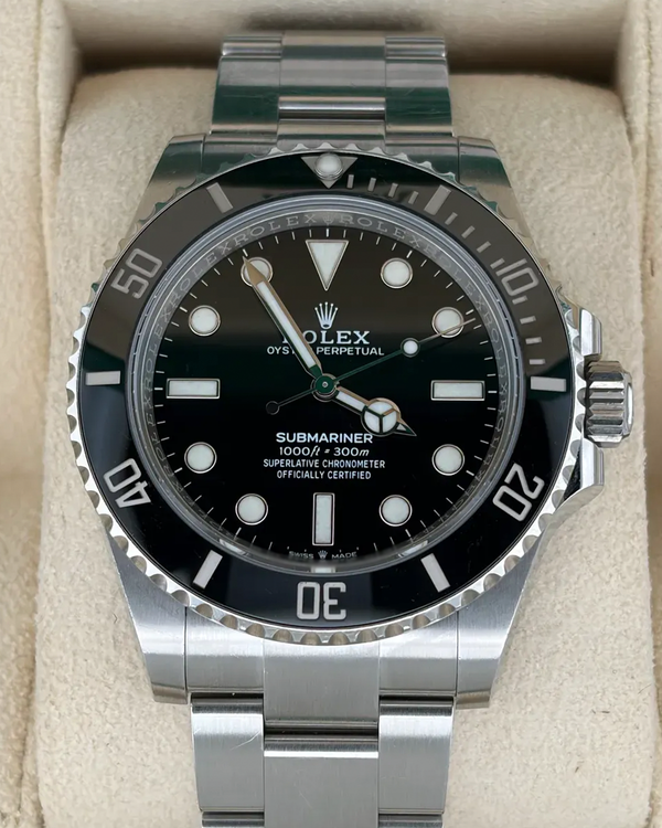 2024 Rolex Submariner No-Date 41MM Black Dial Oyster Bracelet (124060)