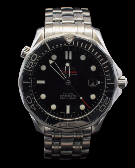 Omega Seamaster Diver 300M 41MM Black Dial Steel Bracelet (212.30.41.20.01.003)