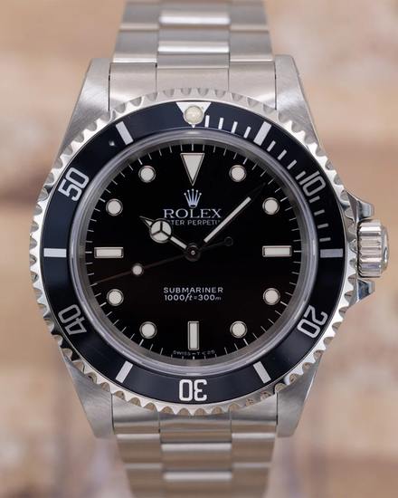 1996 Rolex Submariner No-Date 40MM Black Dial Oyster Bracelet (14060)