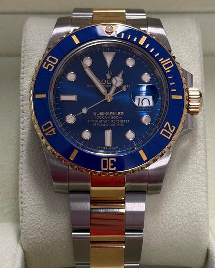 Rolex Submariner Date "Bluesy" 40MM Blue Dial Two-Tone Oyster Bracelet (116613LB)
