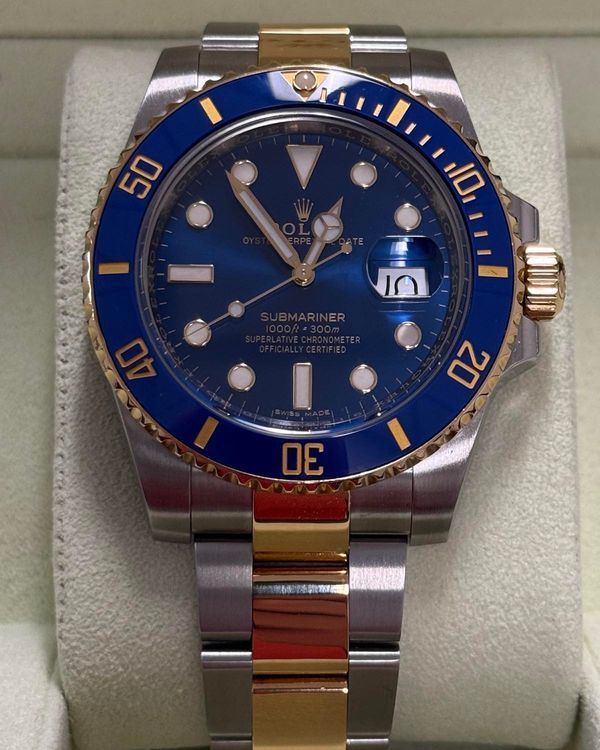 Rolex Submariner Date "Bluesy" 40MM Blue Dial Two-Tone Oyster Bracelet (116613LB)