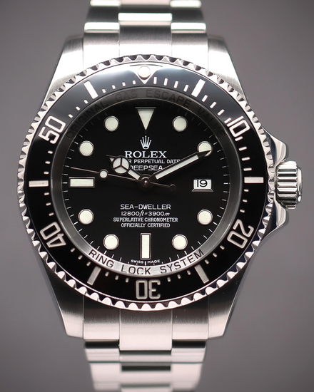 Rolex Sea-Dweller Deepsea 44MM Black Dial Oyster Bracelet (116660)