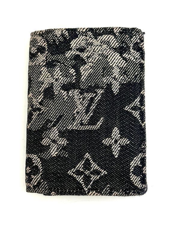 Louis Vuitton Accessories Pocket Organizer Small Blue Textile (M80025)