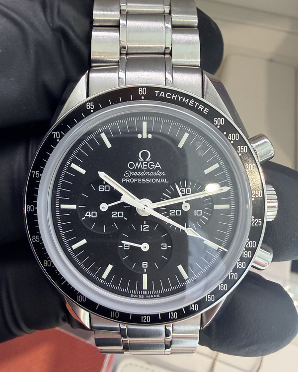 2011 Omega Speedmaster Professional Moonwatch 42MM Black Dial Steel Bracelet (3573.50.00)