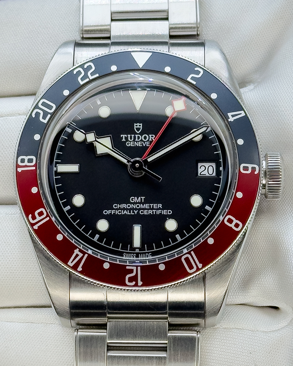 No Reserve - 2020 Tudor Black Bay GMT “Pepsi” 41MM Black Dial Steel Bracelet (M79830RB-0001)