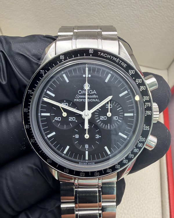 2016 Omega Speedmaster 42MM Black Dial Steel Bracelet (3573.50.00)